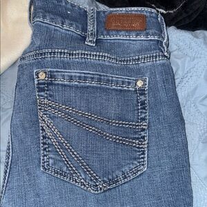 Shyanne Indigo Jeans with White Stitching